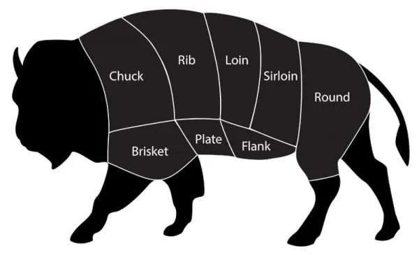 Bison cutting chart
